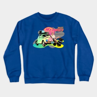 Make Memories - Retro Road Trip Crewneck Sweatshirt